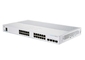 CBS350-24P-4X Cisco Business 350 Switch 24 10/100/1000 PoE+-poorten met 195W stroombudget 4 10 Gigabit SFP